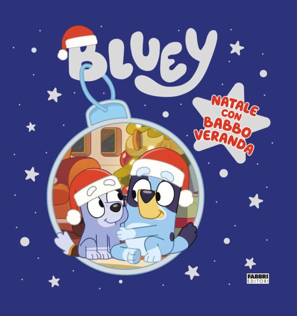Bluey libro Natale con Babbo Veranda
