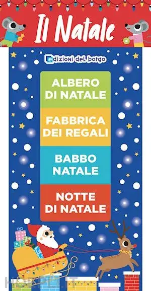 Libri natale bambini 2022  Il Natale Edizioni del Borgo 4 mini libri