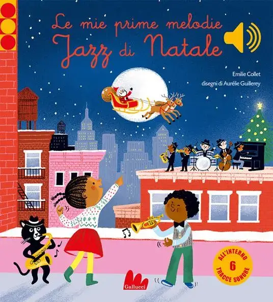 Libri natale bambini 2022 Le mie prime melodie Jazz di Natale