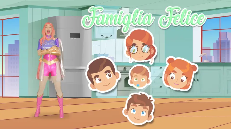 Luli Pampín Famiglia Dito